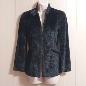 Emporio Armani Dark Gray Textured Jacket